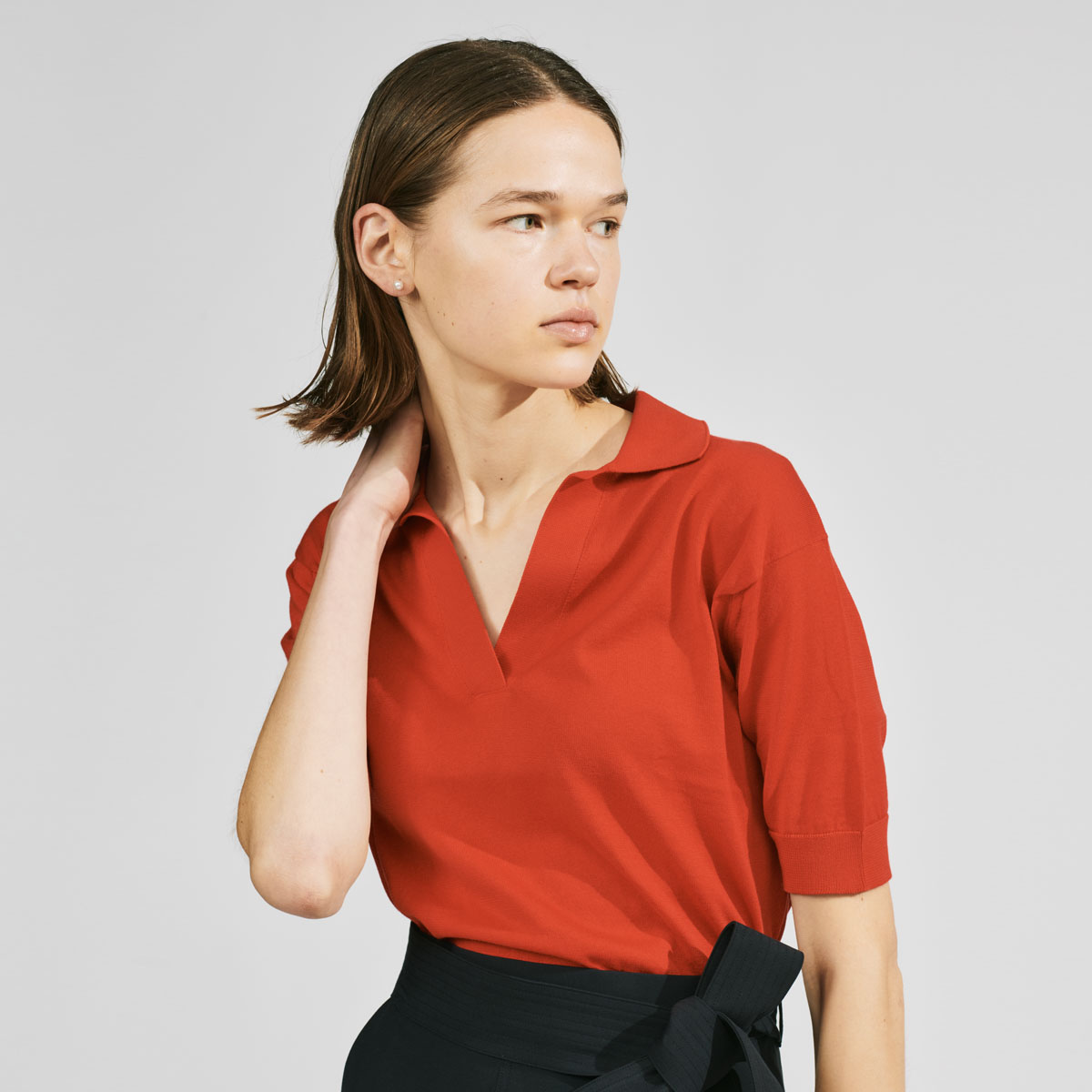 Seijitsu 美品 John Smedley ジョンスメドレー 30gスキッパー ポロシャツ 海外並行輸入正規品 Css Edu Om