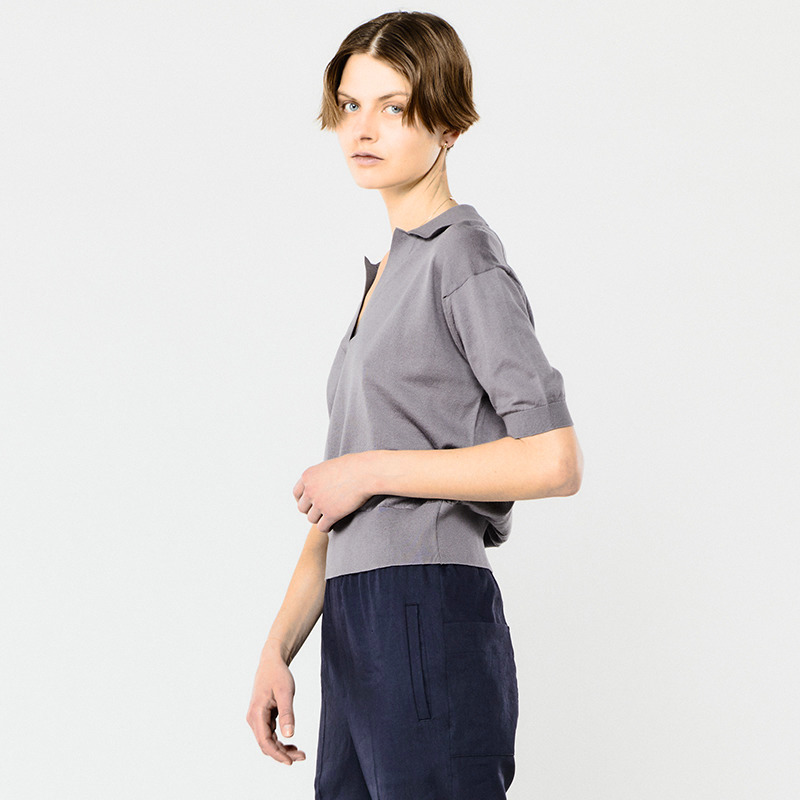 かさで John ジョンスメドレー 30gスキッパーポロシャツ ブラックの通販 By Ami S Shop ジョンスメドレーならラクマ Smedley John Smedley スキッパー