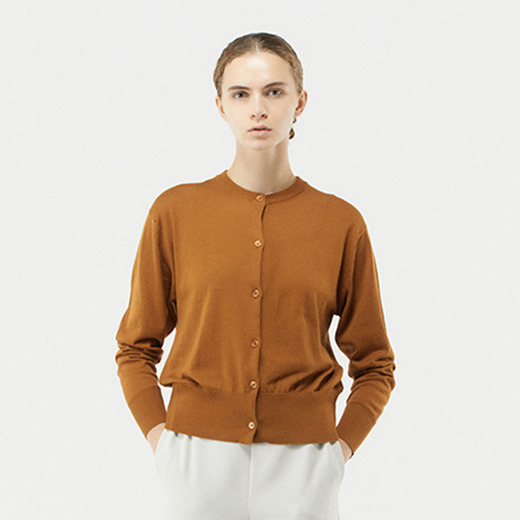 レディース 30g 長袖クルーネックカーディガン メンズ レディースニットのjohn Smedley ジョンスメドレー 公式オンラインショップ