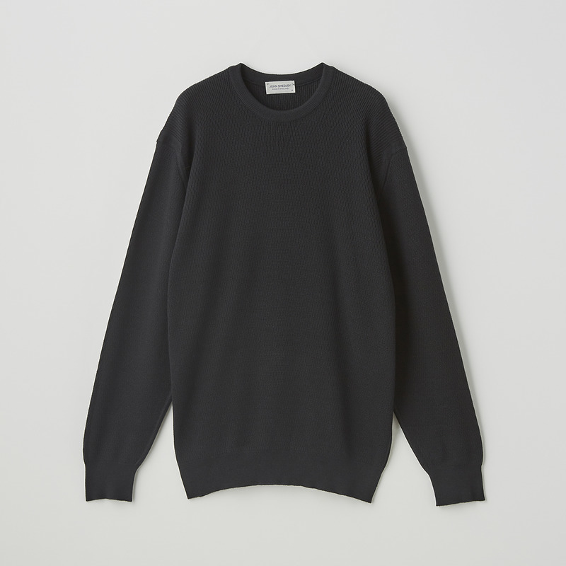 ユニセックス 24g 長袖 クルーネック ハニカムサーマルニット メンズ レディースニットのjohn Smedley ジョンスメドレー 公式オンラインショップ