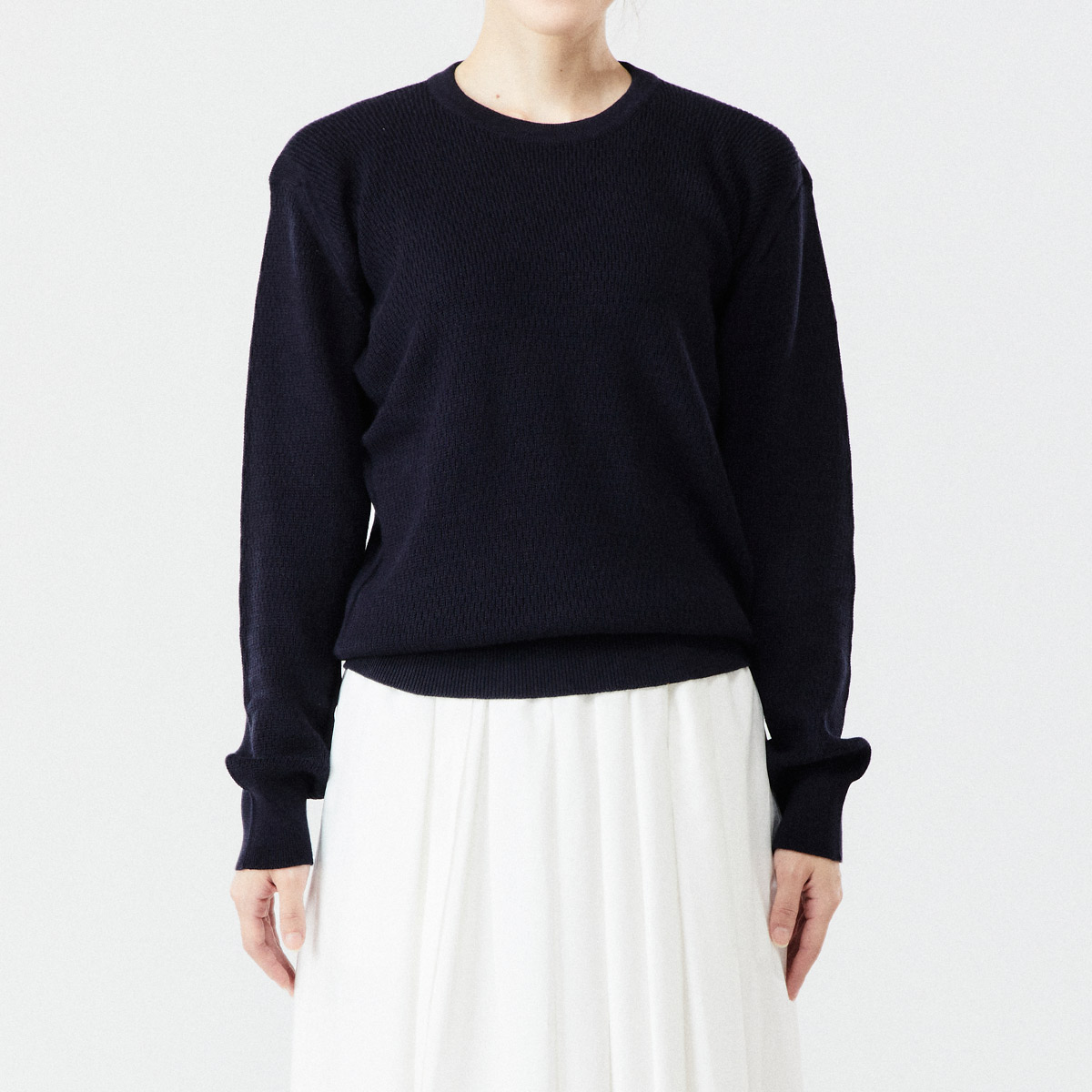 ユニセックス 24g 長袖 クルーネック ハニカムサーマルニット メンズ レディースニットのjohn Smedley ジョンスメドレー 公式オンラインショップ