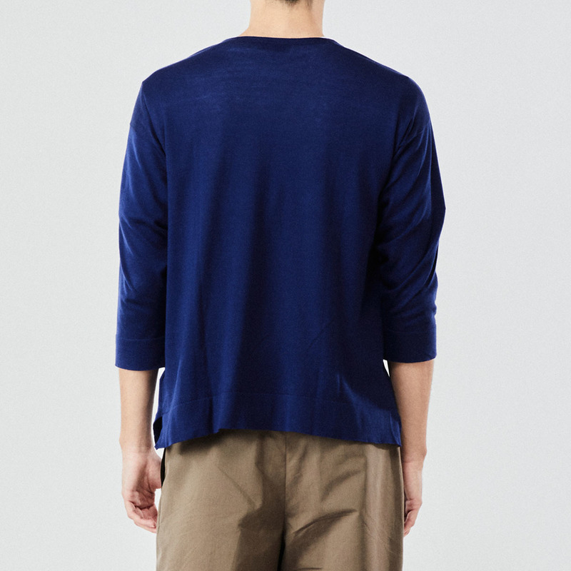 メンズ 30g 8分袖 ニット バスクシャツ メンズ レディースニットのjohn Smedley ジョンスメドレー 公式オンラインショップ