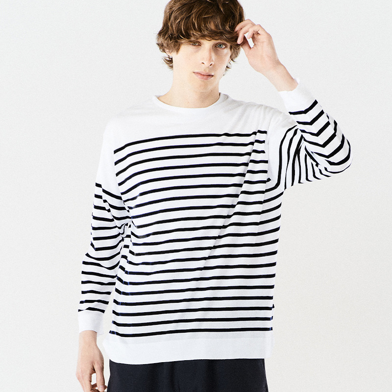 メンズ 30g 8分袖 ニット バスクボーダーシャツ メンズ レディースニットのjohn Smedley ジョンスメドレー 公式オンラインショップ メンズ 30g 8分袖 ニット バスクボーダーシャツ メンズ レディースニットのjohn Smedley ジョンスメドレー 公式オンラインショップ