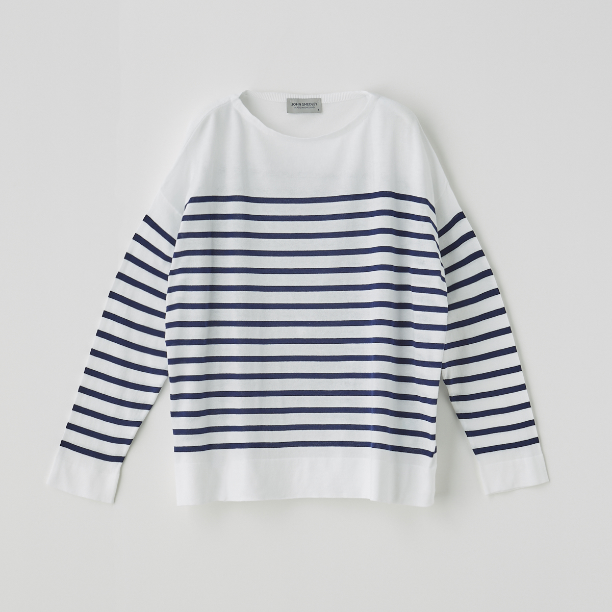 レディース 30g 長袖 ニット バスクボーダーシャツ メンズ レディースニットのjohn Smedley ジョンスメドレー 公式オンラインショップ