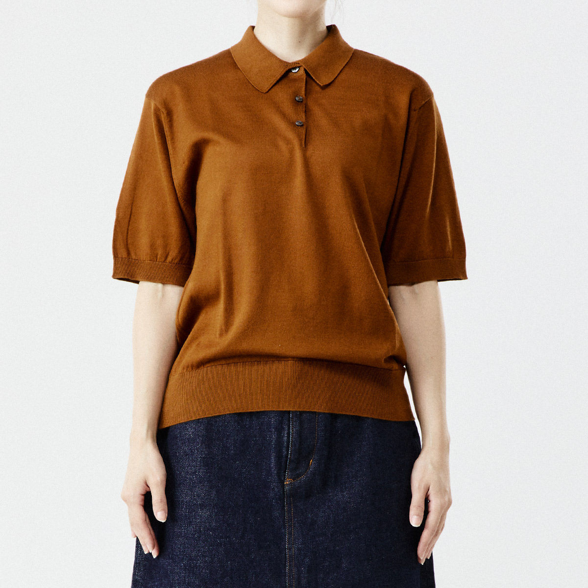 レディース 30g 半袖 ニット ポロシャツ メンズ レディースニットのjohn Smedley ジョンスメドレー 公式オンラインショップ