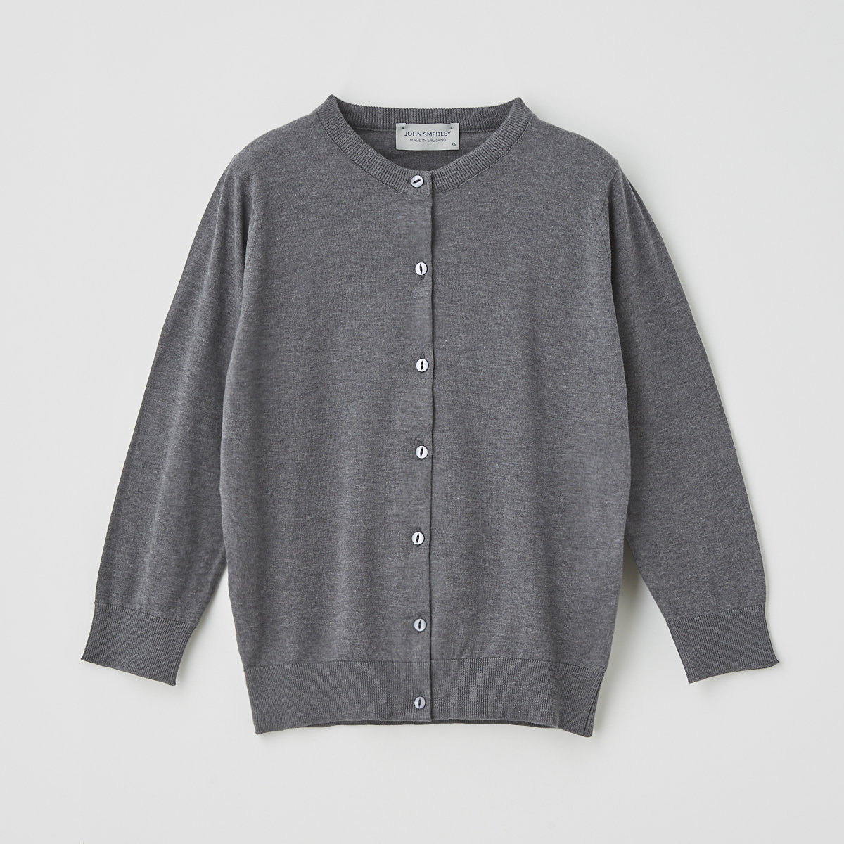 レディース 七分袖クルーネックカーディガン メンズ レディースニットのjohn Smedley ジョンスメドレー 公式オンラインショップ