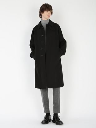 COMPACT COTTON TWILL BALMACHAN COAT