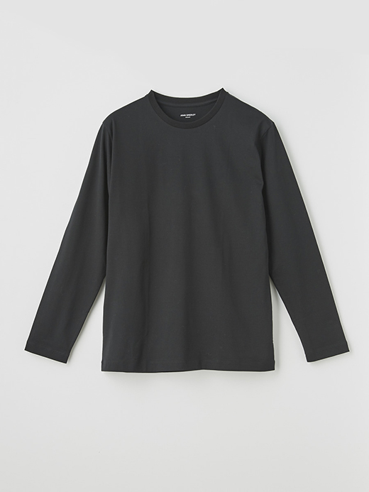 ハイゲージ天竺ピマコットン長袖Ｔシャツ｜UNDERWEAR for MEN 詳細画像 NO3(A2738UTS905_ブラック) 1