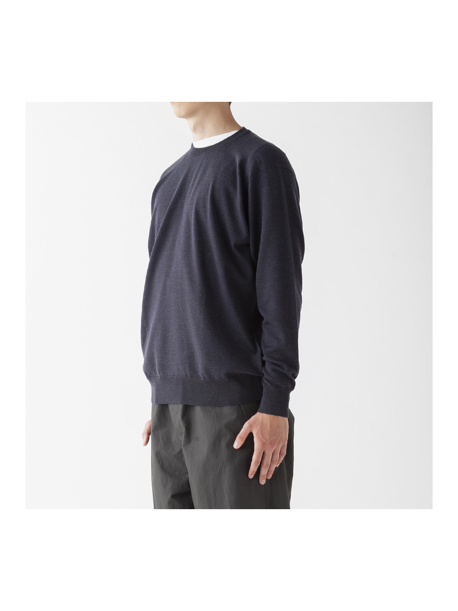 新品ジョンスメドレー  JOHN SMEDLEY クルーネックニット M