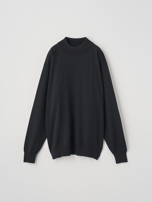 メンズ 24G長袖モックネックニット／A4546【SWEATER SERIES】