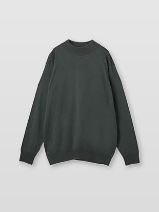 メンズ 24G長袖モックネックニット／A4546【SWEATER SERIES】