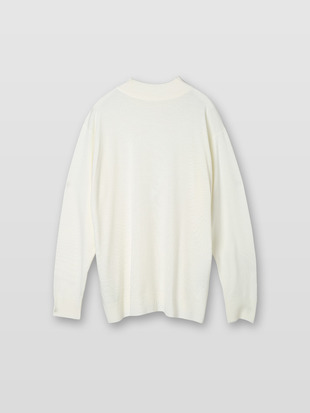 メンズ 24G長袖モックネックニット／A4546【SWEATER SERIES】