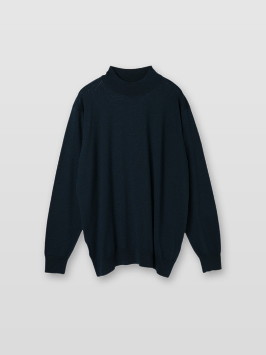 メンズ 24G長袖モックネックニット／A4546【SWEATER SERIES】 詳細画像 ORION GREEN 1
