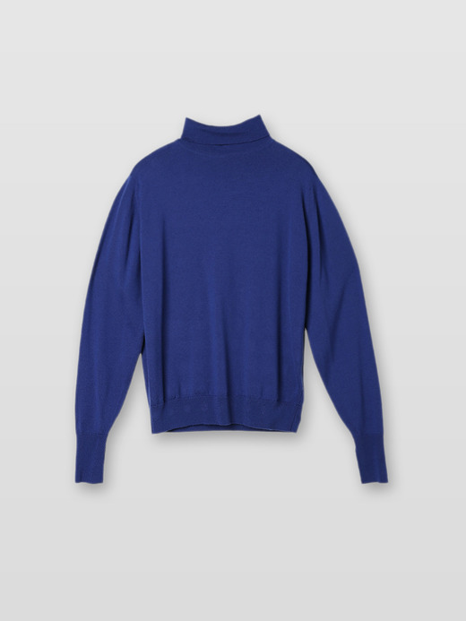 メンズ 24G 長袖タートルネックニット／A4588【MODERN FIT】 詳細画像 LAPIS BLUE 2