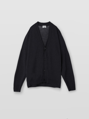メンズ 24G長袖Vネックカーディガン／A4590【SWEATER SERIES】
