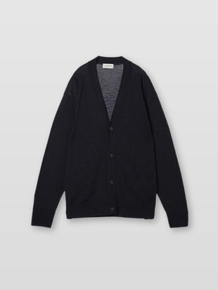 メンズ 24G長袖Vネックカーディガン／A4590【SWEATER SERIES】