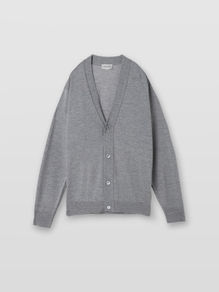 メンズ 24G長袖Vネックカーディガン／A4590【SWEATER SERIES】