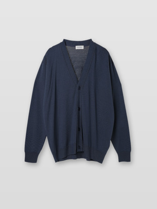 メンズ 24G長袖Vネックカーディガン／A4590【SWEATER SERIES】