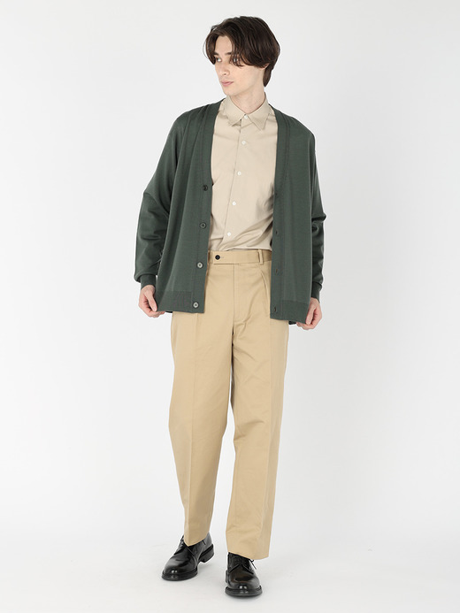 メンズ 24G長袖Vネックカーディガン／A4590【SWEATER SERIES】 詳細画像 HIGHLAND GREEN 5