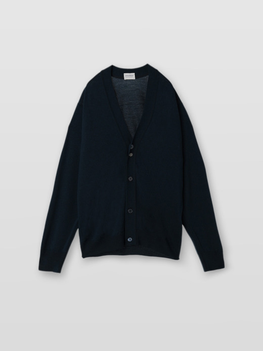 メンズ 24G長袖Vネックカーディガン／A4590【SWEATER SERIES】 詳細画像 ORION GREEN 1