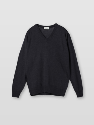 メンズ 24G長袖Vネックニット／A4591【SWEATER SERIES】