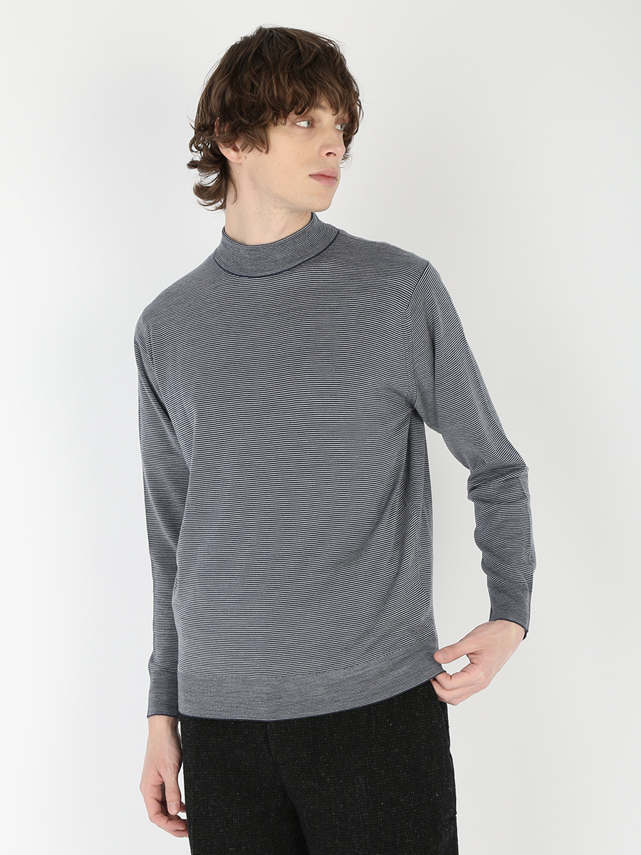 新品 John Smedley　タートルネック Mサイズ BARDOT GREY