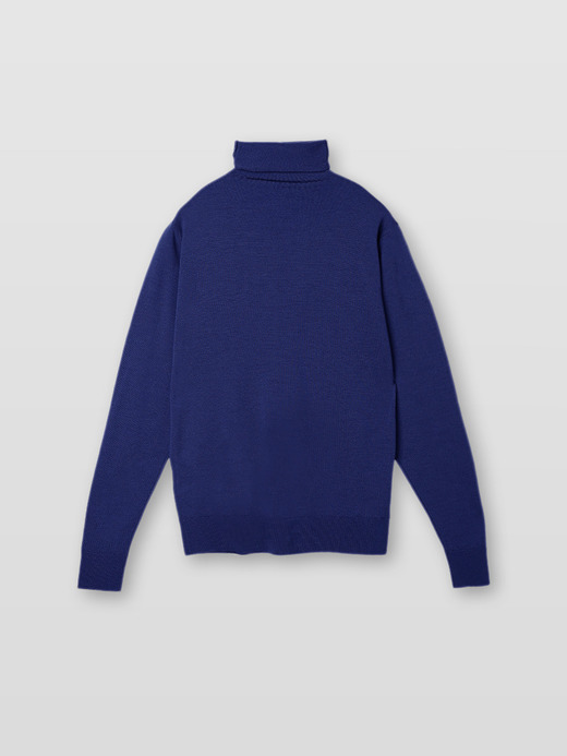 レディース 30G長袖シアータートルネックニット／A4659 詳細画像 LAPIS BLUE 1