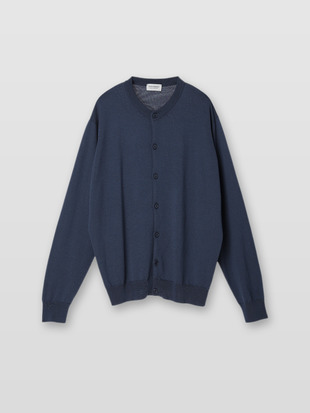 メンズ 24G長袖クルーネックカーディガン／A4665【SWEATER SERIES】