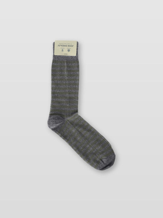 Unisex Ribbed&Striped Socks | BERWICK 詳細画像 NO10(BERWICK) 1