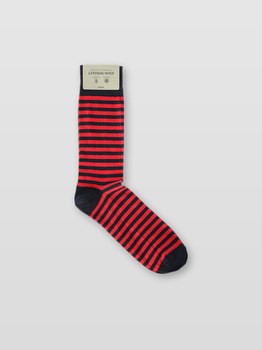 Unisex Ribbed&Striped Socks | BERWICK 詳細画像 NO8(BERWICK) 1