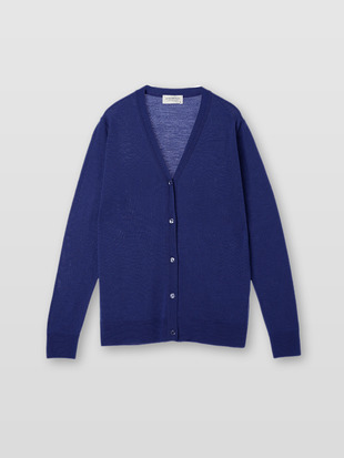 レディース 30G 長袖Ｖネックカーディガン／CLAIRE【MODERN FIT】