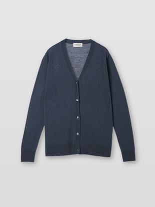 レディース 30G 長袖Ｖネックカーディガン／CLAIRE【MODERN FIT】