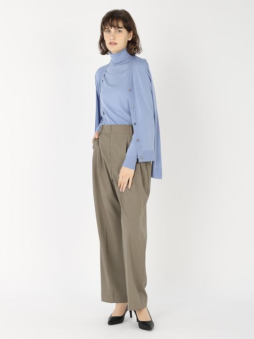 レディース 30G 長袖Ｖネックカーディガン／CLAIRE【MODERN FIT】 詳細画像 WINTER VIOLET 6