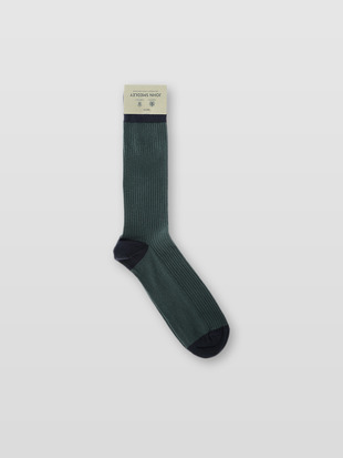 Unisex Ribbed Bicolour Socks | CORTLAND