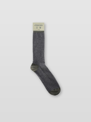 Unisex Ribbed Bicolour Socks | CORTLAND