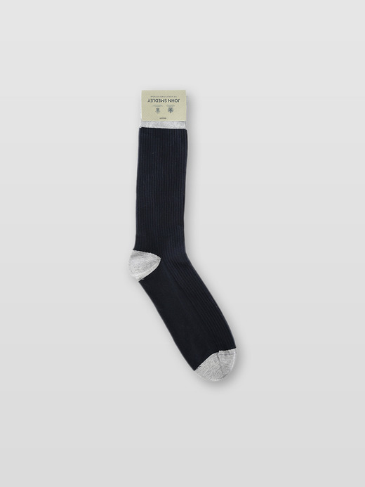 Unisex Ribbed Bicolour Socks | CORTLAND 詳細画像 NO1(CORTLAND) 1