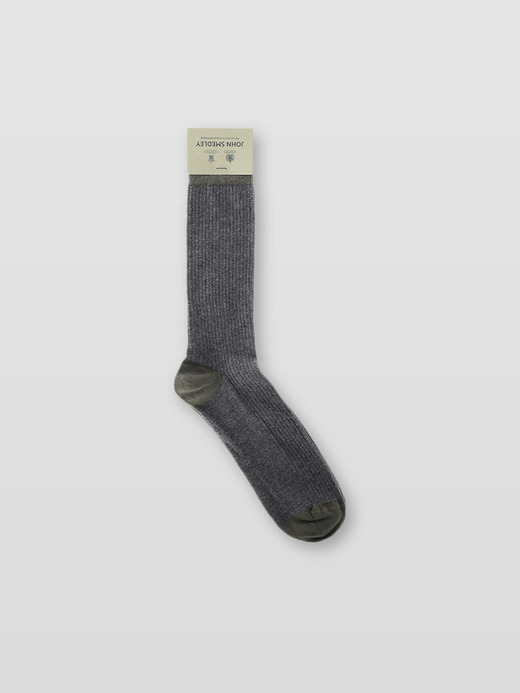 Unisex Ribbed Bicolour Socks | CORTLAND 詳細画像 NO5(CORTLAND) 1