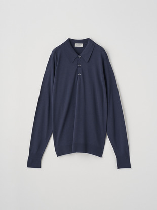 メンズ 30G長袖ポロシャツ／DORSET【EASY FIT】