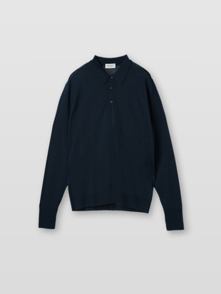 メンズ 30G長袖ポロシャツ／DORSET【EASY FIT】