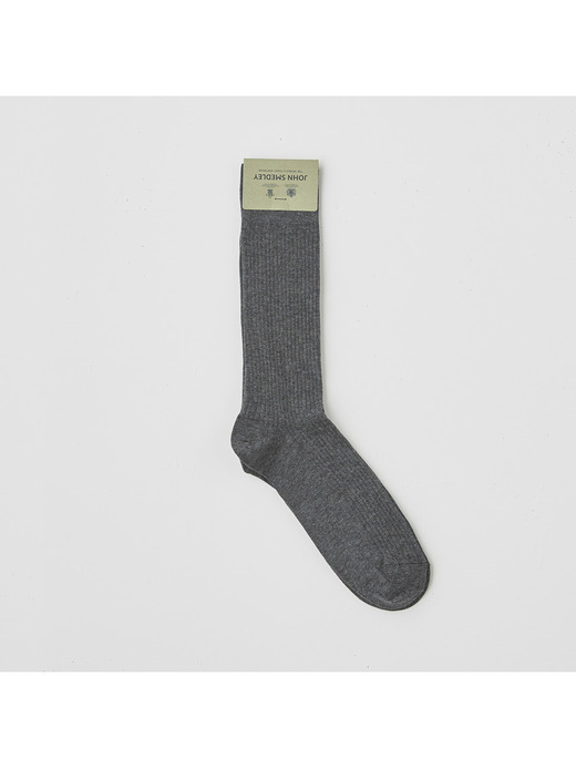 Unisex Ribbed Socks | EDALE 詳細画像 CHARCOAL 1
