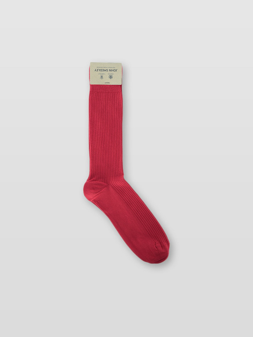 Unisex Ribbed Socks | EDALE 詳細画像 CRANBERRY 1