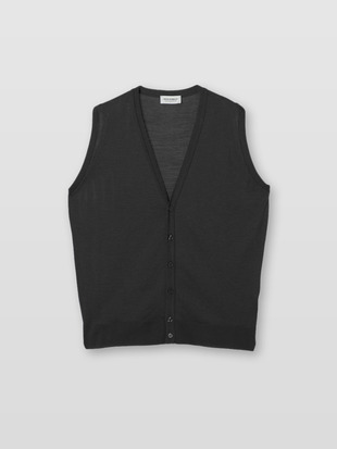 メンズ 30G Vネックベスト／HUNTSWOOD【STANDARD FIT】