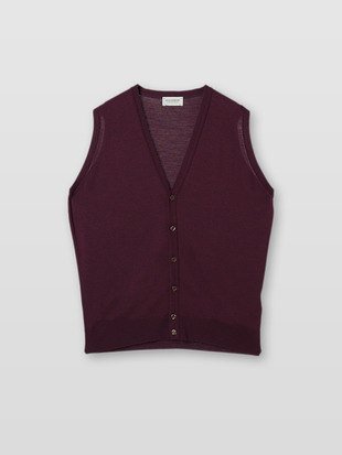 メンズ 30G Vネックベスト／HUNTSWOOD【STANDARD FIT】