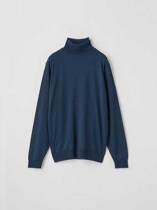 メンズ 30G 長袖 タートルネックニット／LEVINE【MODERN FIT】