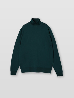 メンズ 30G 長袖 タートルネックニット／LEVINE【MODERN FIT】