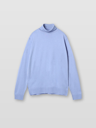 メンズ 30G 長袖 タートルネックニット／LEVINE【MODERN FIT】