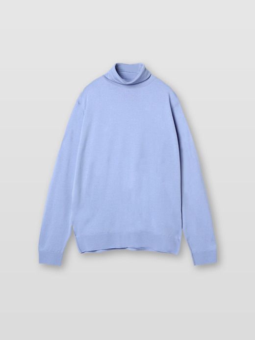 メンズ 30G 長袖 タートルネックニット／LEVINE【MODERN FIT】 詳細画像 WINTER VIOLET 1