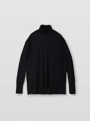 レディース 30G長袖タートルネックニット／MALLERY【RELAX FIT】