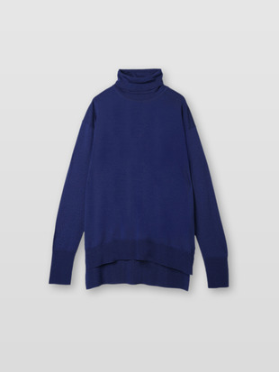 レディース 30G長袖タートルネックニット／MALLERY【RELAX FIT】