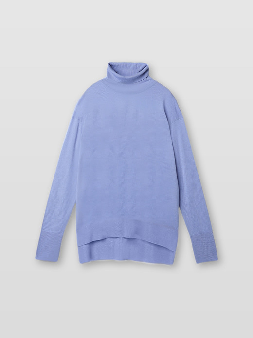 レディース 30G長袖タートルネックニット／MALLERY【RELAX FIT】 詳細画像 WINTER VIOLET 1
